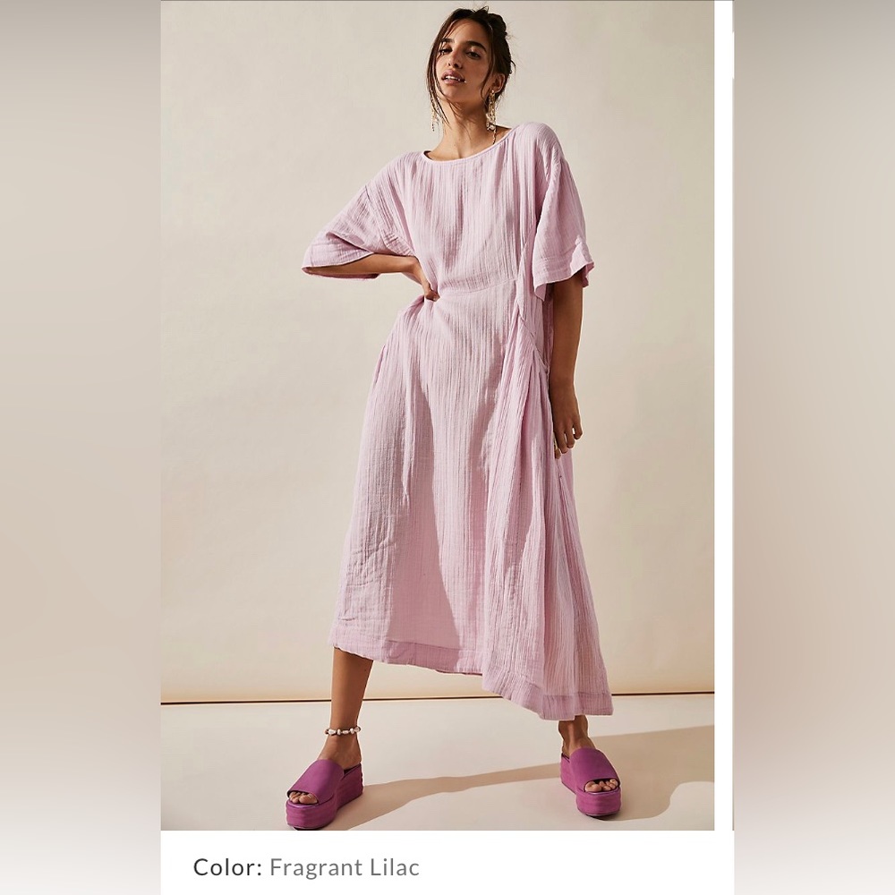 Free People Live Light Midi In Fragrant Lilac